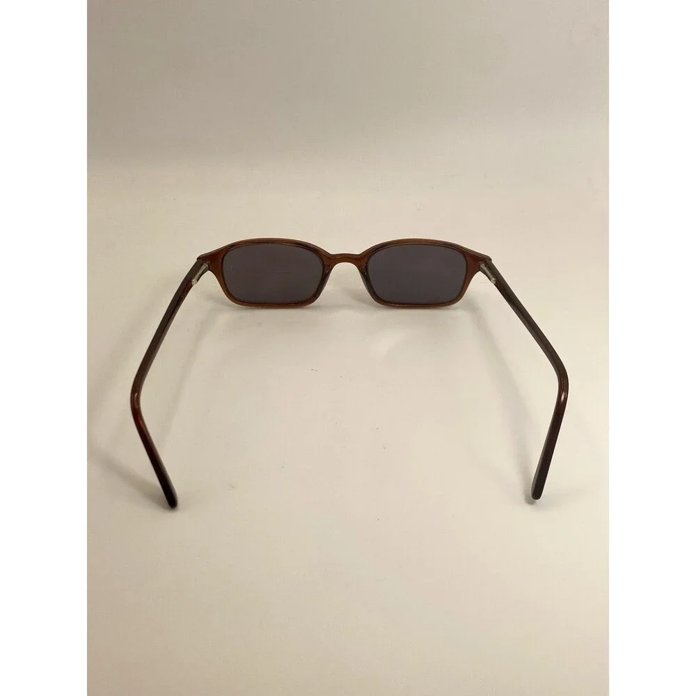 Vintage Romco 4 1/4 5 1/2 Brown Eyeglasses Frames Only - Picture 6 of 7